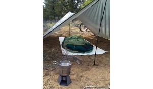Vargo Stove with Camping Setup