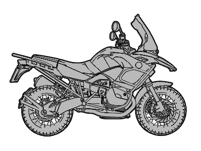 Adventure Touring Motorcycle icon