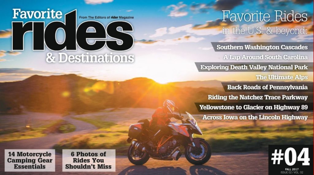 Rides and Destinations magazine