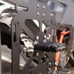 Giant Loop Pannier Mounts on KTM 1090 with Rotopax Standard mount